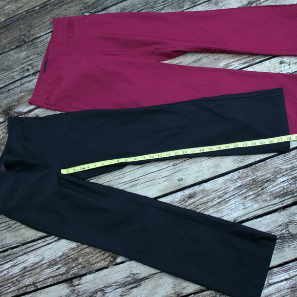 2 Pairs: Petite Red & Black Stretch Boot Cut Pant - Picture 4 of 8